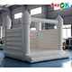 white inflatable bounce house